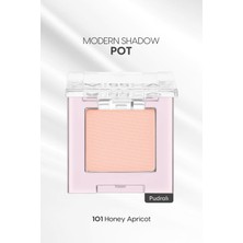Aesco Mıssha Mat Pudra Dokulu Tekli Göz Farı Modern Pot (101 Honey Apricot) 101 Honey Apricot