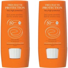 Aesco Avene Hassas Bölgeler Için Stick Güneş Kremi SPF50 8g 2 Adet