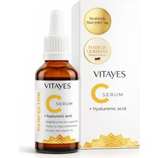 Aesco Vitayes Perfector C Vitamin%10 Hyalüronik Asit Cilt Tonu Eşitleyici Leke Karşıtı Aydınlatıcı Nemlendirici Cilt Serumu