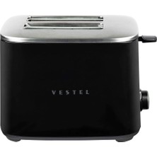 Aesco Vestel Retro Siyah Ekmek Kızartma Makinesi