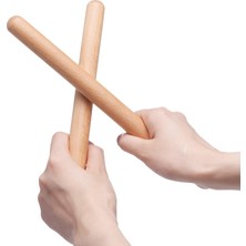 Aesco Akıllı Karınca 1 Çift Ahşap Ritim Çubuk Seti (2 Adet) Ritim Çubuğu Ritm Çubuğu