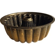 Aesco Kitchendore Dilimli Kek Kalıbı Royal Gold Kalın Döküm Üç Katmanlı Kaplama 575 Gram