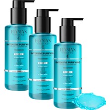 Aesco Elysian Essence Yoğun Arındırıcı Detoks Yüz Temizleme Jeli 3'lü Set - Sivilce ve Siyah Nokta Karşıtı - Aha Bha - Kojik Asit 200 ml
