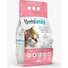 Die Grup Bebek Pudrası Kokulu Ince Bentonit Kedi Kumu 10 Lt