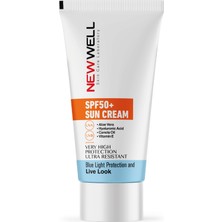 Aesco New Well Güneş Kremi Yüksek Koruma Spf 50+ Aloe Vera, T979