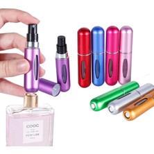 Aesco Parcbeny 14515 Pratik Doldurulabilir Mini Cep Parfüm Şişesi, Şık ve Kompakt Tasarımıyla Günlük Kullanım Için Ideal Bir Aksesuardır.(5ml)