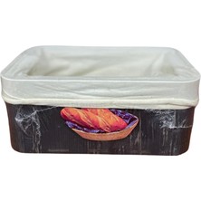 Aesco Bybars Bambu Ekmek Sepeti 23X13X7CM, Bambu Ekmeklik, Bambu Ekmek Sunumluk