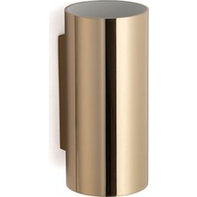 Aesco System Duvara Monte Diş Fırçalığı Gold Renk 130X60X67 mm Gold Tek Ebat BA1016 007 Gl