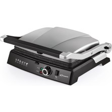 Aesco Conti CG-320 Bestost 2000W 6 Dilim Döküm Plakalı Tost ve Izgara Makinesi