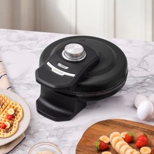Aesco Aryıldız Atelier Waffle Makinesi Siyah