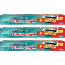 Aesco Smarter 3 Paket (30 Adet x 3) Yağlı Pişirme Kağıdı Hazır Kesilmiş
