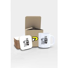 Aesco Postermanya I Need Coffee Tembel Koala Tasarımlı Baskılı Kupa Bardak Seti, Eğlenceli Özel Hediye Mug