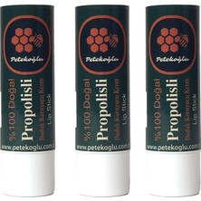 Aesco Petekoğlu (3 Adet) Propolis, Bal, Shea, Hindistan Cevizi ve Zeytinyağı El Yapımı Dudak Kremi Nemlendirici Onarıcı