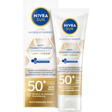 Aesco Nıvea Sun LUMINOUS630 Leke Karşıtı Güneş Koruyucu Yüz Kremi 40 Ml, SPF50, Hyalüronik Asit, E Vitamini, Uva/uvb