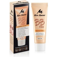 Aesco Mon Amour Açık Ton Çok Fonksiyonlu Bb Krem Normal Ciltler 18 ml