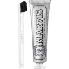 Aesco Marvis Whitening Mint Beyazlatıcı Diş Macunu 85 ml ve White Soft Diş Fırçası
