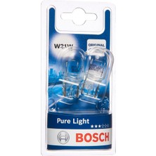 Aesco Bosch Ampul - Pure Light - 12 V - W21W - 21 W - W3X16D 1987301096