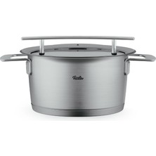 Aesco Fissler Phi Collection Cam Kapaklı Derin Tencere Renkli 20 cm
