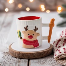 Aesco Aryıldız Joyful Geyik Figürlü Kupa 388 ml