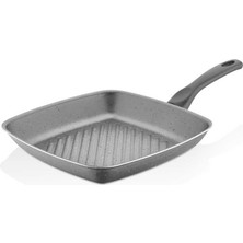 Aesco Papilla Fred 28 cm Grill Tava, Gri