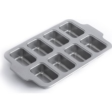 Aesco Kitchenaid CC006068-001 8 Fincan Pas Içermeyen Yapışmaz Mini Kek Kalıbı, Alaşımlı Çelik