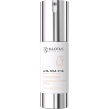 Aesco K-Lotus Beauty Cildi Onarma ve Ölü Hücrelerden Arındırma Etkili Dengeleyici & Yatıştırıcı Aha Bha Pha Cilt Serumu 28 ml