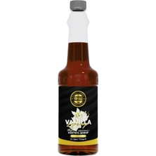 Aesco By Tüfekçi Vanilya Aromalı Şurup 750 ml – Kahve, Pasta, Tatlı ve Kokteyl Için, Doğal Aroma, Gerçek Pancar Şekeri