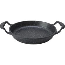 Aesco Döküm 3'lü Sahan Seti 18, 20, 22 cm Siyah