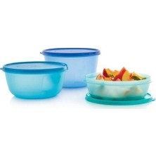 Aesco Tupperware Şeker Kaplar 3X300 ml Saklama Kabı