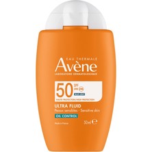 Aesco Eau Thermale Avene Ultra Fluid Oil Control Spf 50 Yağlı Ciltler Için Güneş Kremi 50 ml