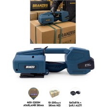 Branzeg 36V Şarjlı Şerit Çemberleme Makinası 400-3200N Ayarlanabilir Sıkma