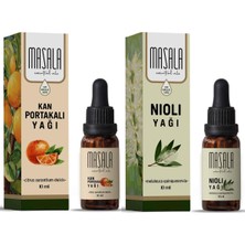 Aesco Masala Saf Kan Portakalı Yağı - Niaouli Yağı 10 Ml. x 2 Adet
