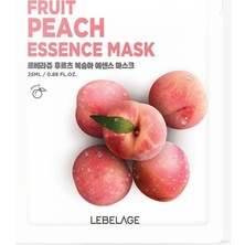Aesco Lebelage Şeftali Özü Içeren Aydınlatı Nemlendirici Kağıt Maske Fruit Peach Mask