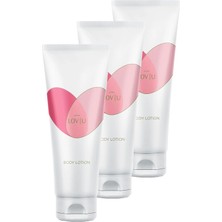 Aesco Avon Lov U Kadın Kadın Vücut Losyonu 125 Ml. Üçlü Set