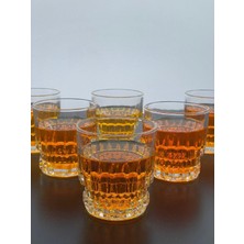 Aesco Yzhome 6 Lı Kristal Cam Meşrubat Bardağı Bardak Kupa 360ML