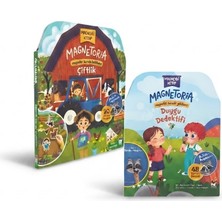 Sincap Kitap Magnetoria Çiftlik-Magnetoria Duygu Dedektifi- Mıknatıslı Etkinlik Kitabı- Okul Öncesi 0-3 Yaş (2 Kitap)