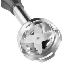 Aesco Fakir Speed Quadro Blender ile Uyumlu Parçalayıcı Metal Ayak, 4 Bıçaklı, Gri