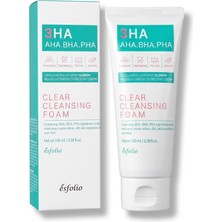 Aesco Esfolio Salisilik Asit Içeren Akneye Meyilli Ciltler Için Temizleme Köpüğü 3ha Clear Cleansing Foam