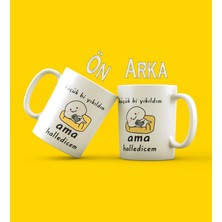 Aesco Giftmoda Küçük Bi Yıkıldım Tasarımlı Kupa Bardak
