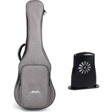 Aesco Aklot 32 "gig Çanta Taşıma Kolu Kılıf Için 30 Inç Bariton Ukulele Bas Ukulele Guitalele 12 mm Kalın Dolgu Nemlendirici ile