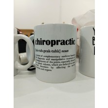 Aesco Chiropractic Sözlük Tanımı Kupa - Kiropraktisyen Seramik Bardak Sağlık Hediyesi 325ML