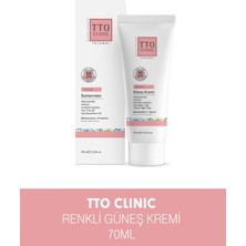 Aesco Clınıc Renkli Güneş Koruyucu Krem 50 Spf 70 ml