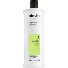 Aesco Nioxin Saç Derisi + Saç Kalınlaştırma Sistemi 2 Şampuan, Ilerlemiş Inceltme ile Doğal Saçlar Için, 17.5 Fl Oz (Ambalaj Değişebilir)