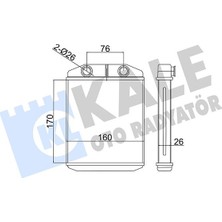Universal Kalorifer Radyatörü Renault Clıo Iv / Captur Heater Core