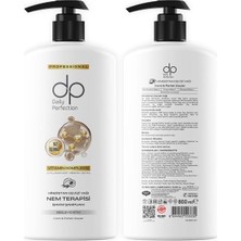 Aesco Dp Daily Perfection Hindistan Cevizi Yağı Özlü Şampuan 800 ml - Kuru ve Yıpranmış Saçlar Için Yoğun Nemlendirici, Onarıcı ve Elektriklenme Karşıtı Bakım