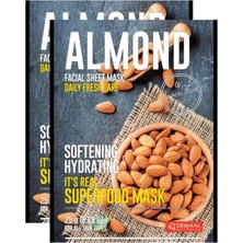 Aesco Dermal Nemlendici ve Yumuşatıcı Tüm Cilt Tipleri Için Superfood Badem Maskesi 25 gr 2'li Set