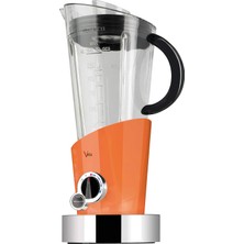 Aesco Bugattı, Denizcilik Evrim, Tatlılar Için Elektrikli Karıştırıcı ve Yüzlü, Tritaghiaccio Fonksiyonu Dahil, 4 Hızlı, Kapasite 1.5 Litre, 500 W, Yenilikçi Tasarım (Turuncu)