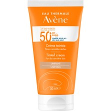 Aesco Avene-Crème Tinted SPF50+ 50 ml Yeni Ürün