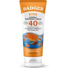 Aesco Badger Clear Zinc Çocuk Güneş Kremi SPF40 87 ml