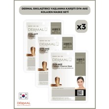 Aesco Dermal Sıkılaştırıcı Yaşlanma Karşıtı Syn-Ake Kolajen Maske 23 gr 3 Adet
